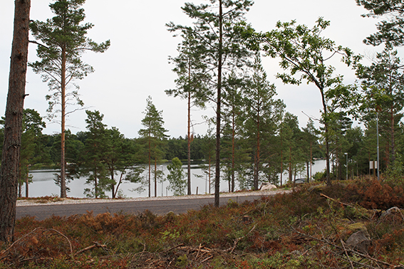 Utsikten mot havet från havet 